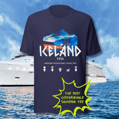 Iceland PERSONALIZED Unisex Souvenir Tee