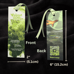 Vegout Voyage Bookmark With Ribbon