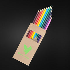 Essential Art 12-Color Full-Length Pencil Set