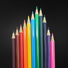 Essential Art 12-Color Full-Length Pencil Set