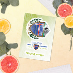 Armchair Iceland PERSONALIZED Achievement Badge Sticker Sheet