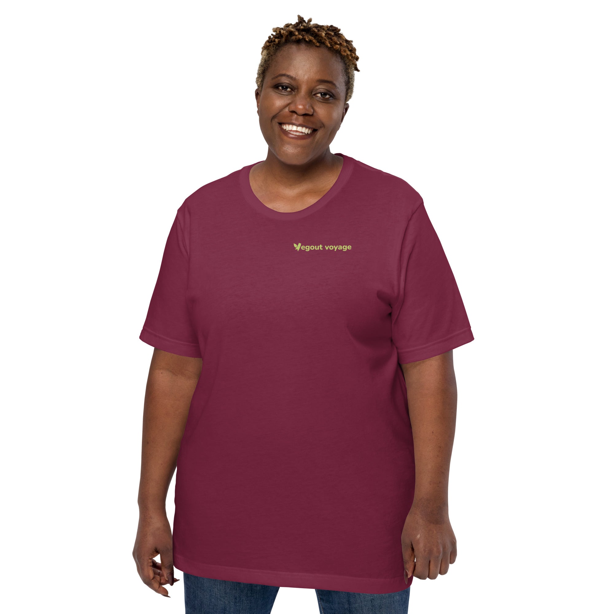Vegout Voyage Original Logo Tee—Comfy Unisex T-Shirt for Curious Travelers