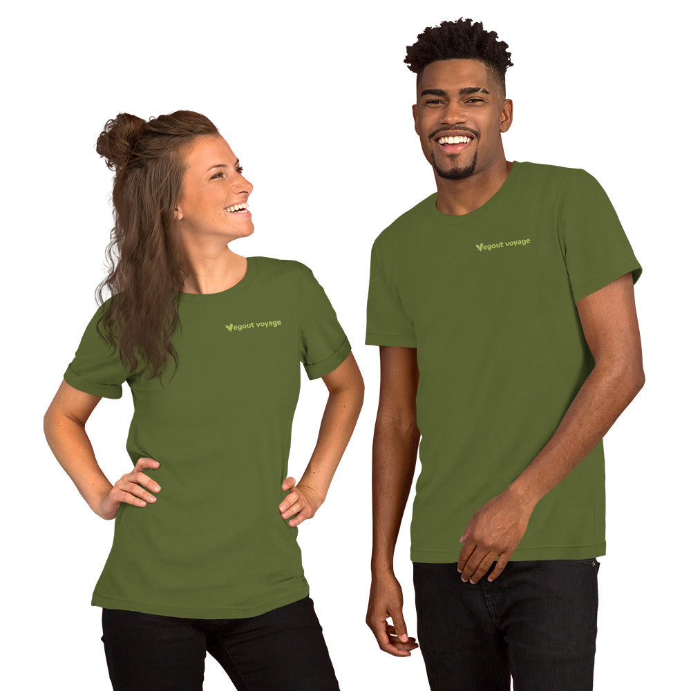 Vegout Voyage Original Logo Tee—Comfy Unisex T-Shirt for Curious Travelers